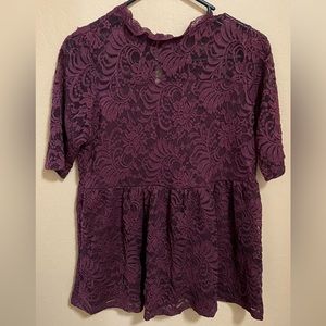 Torrid maternity peplum top